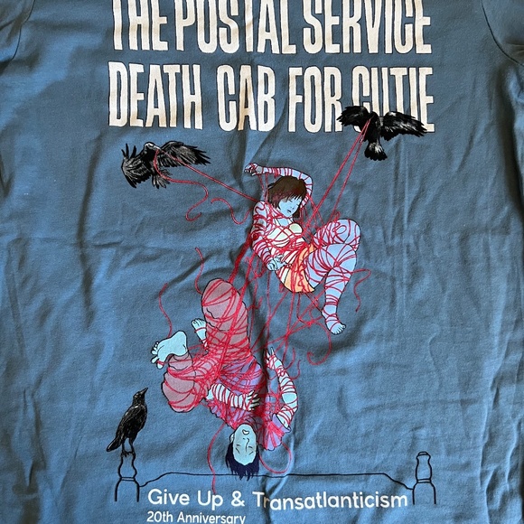 Death Cab for Cutie Postal Service 20th Anniversary Tour T-Shirt - Size Small - Picture 2 of 3